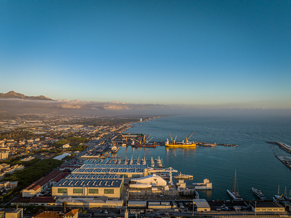 The Italian Sea Group annuncia con orgoglio la posa della chiglia del mega yacht Admiral 70mt C.615