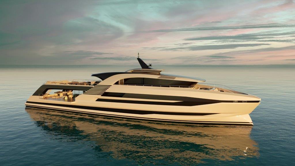 Cantieri di Pisa presenta Polaris 48: un voyager di lusso in acciaio e alluminio, versatile e raffinato per lunghe navigazioni.