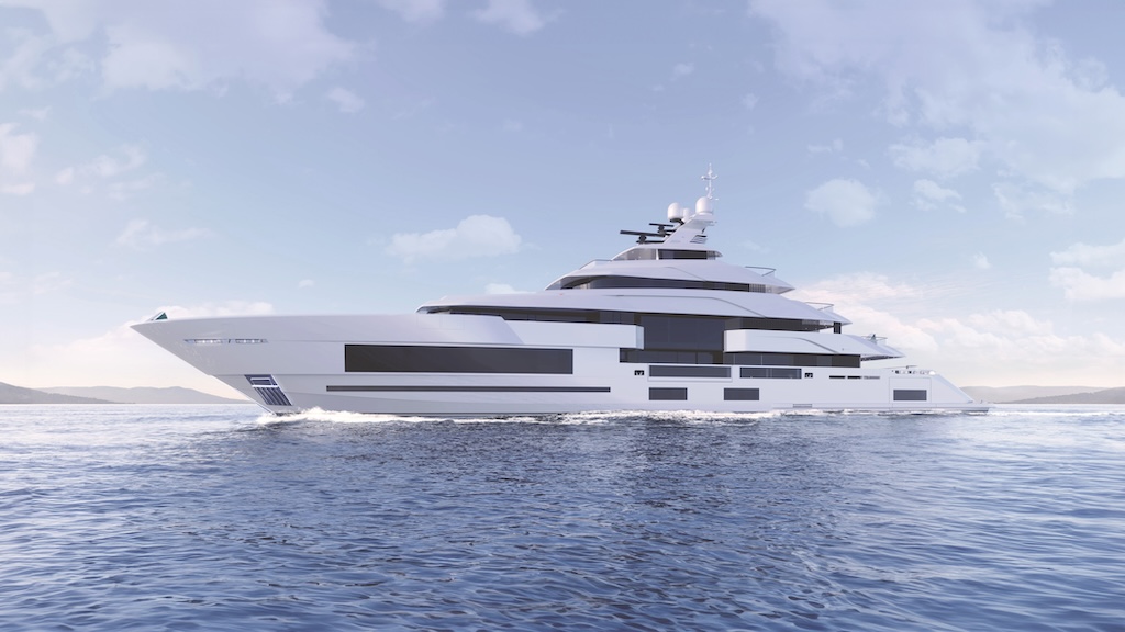 The Italian Sea Group vara ADM 67m: superyacht Admiral di lusso. Debutto al Monaco Yacht Show. Design innovativo.