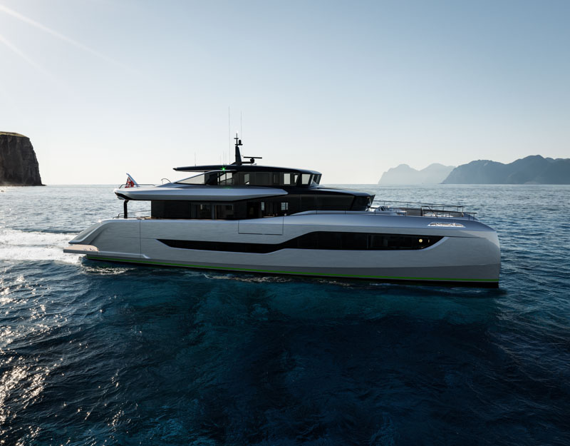 ULTIMA 111, il modello di punta di Sunreef Yachts: un catamarano di lusso dal design innovativo, spazi ottimizzati e comfort impareggiabile.