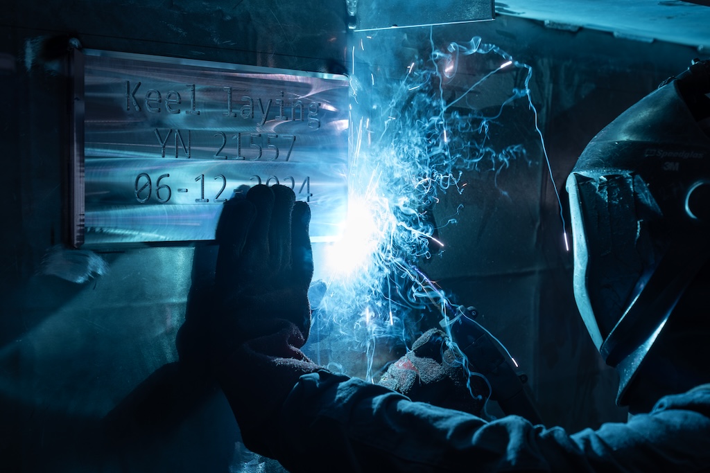 Heesen Yachts annuncia la posa della chiglia di Project Evita, un superyacht di 57 metri in alluminio, in arrivo nel 2027.